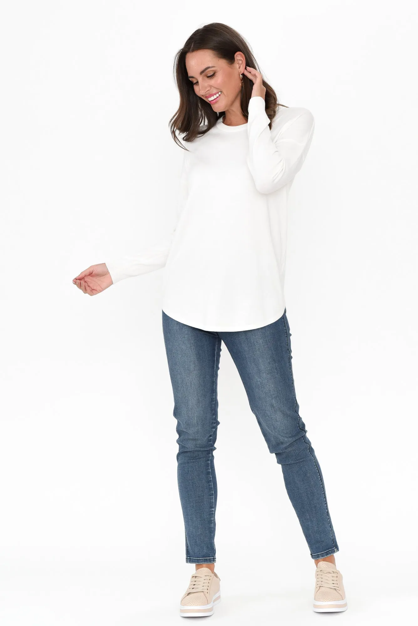 Sophie White Knit Jumper sold by Blue Bungalow product image thumbnail 5