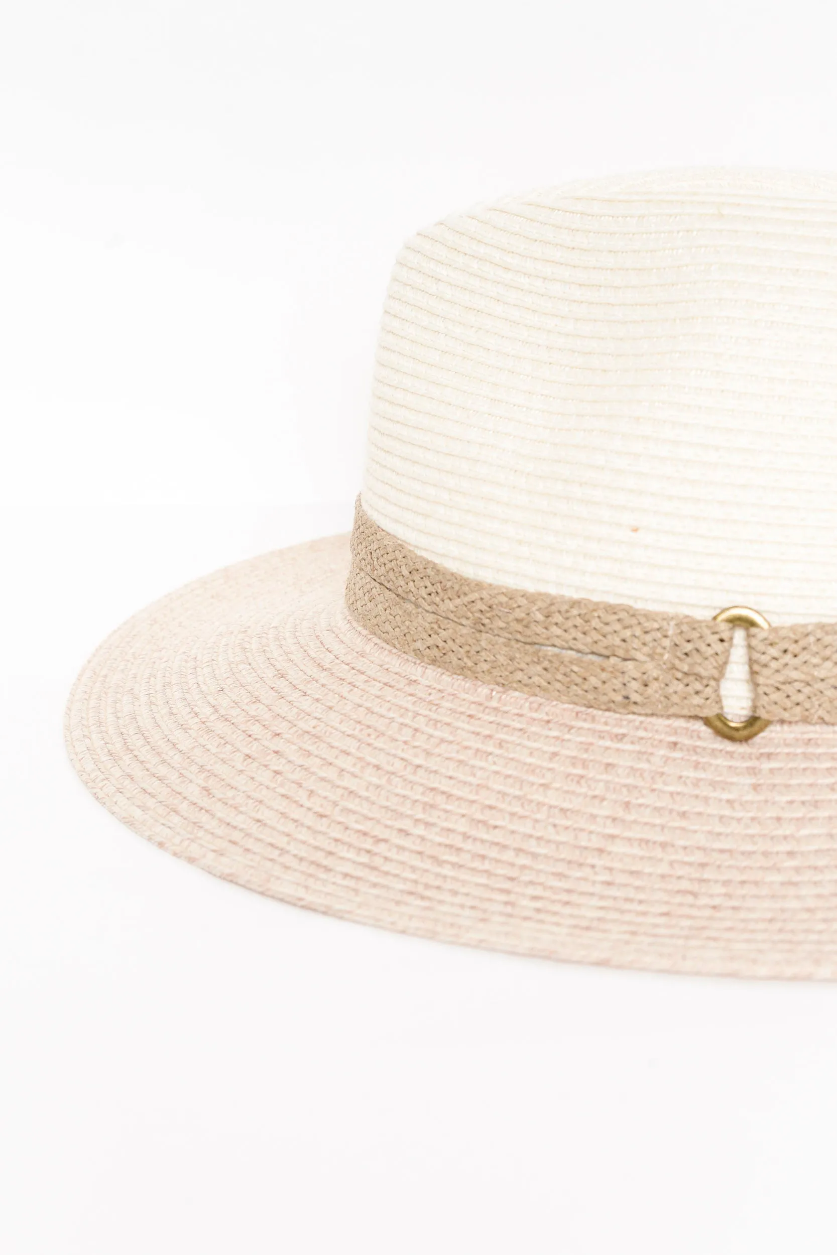 Parsley Bay Ivory Travel Fedora sold by Blue Bungalow product image thumbnail 3