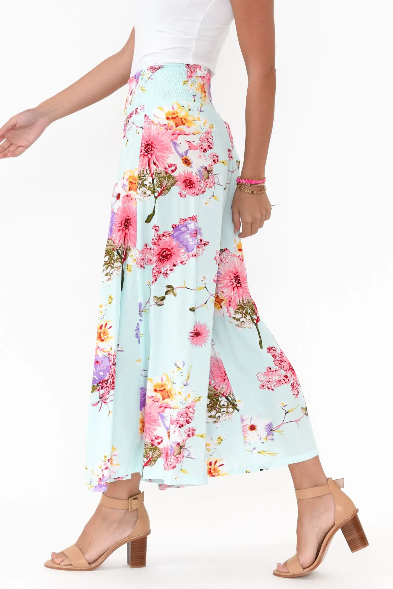 Erin Cherry Blossom Wide Leg Pants sold by Blue Bungalow product image thumbnail 4