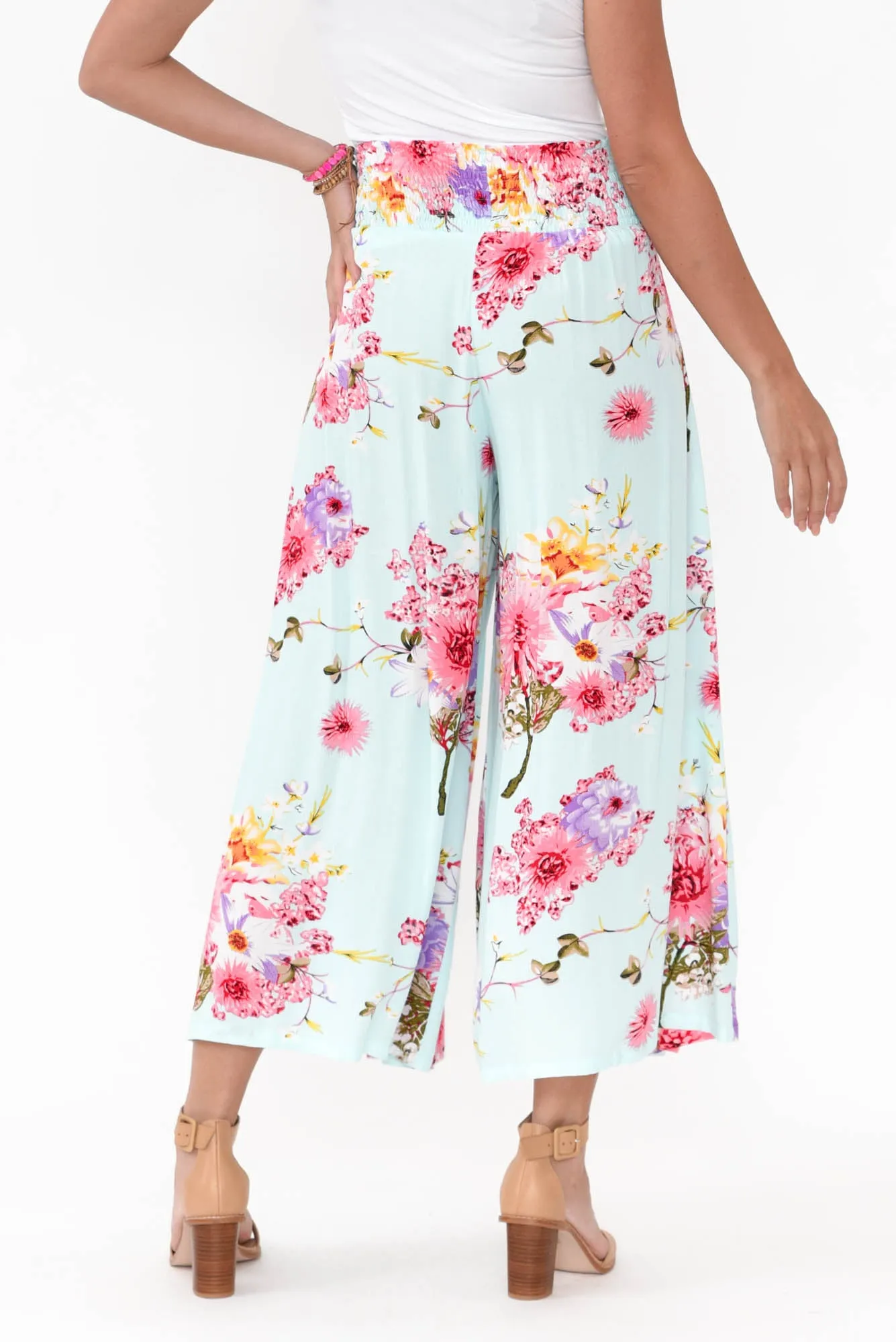 Erin Cherry Blossom Wide Leg Pants sold by Blue Bungalow product image thumbnail 5