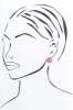 Angie Pink Drop Earrings sold by Blue Bungalow