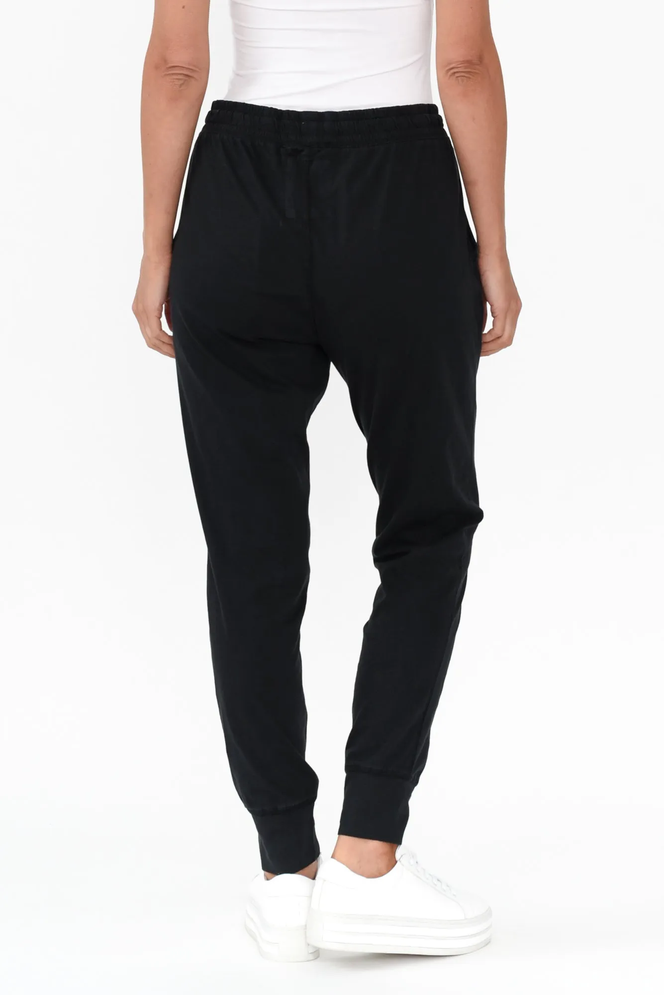 Black Wash Out Lounge Sweatpants sold by Blue Bungalow product image thumbnail 5