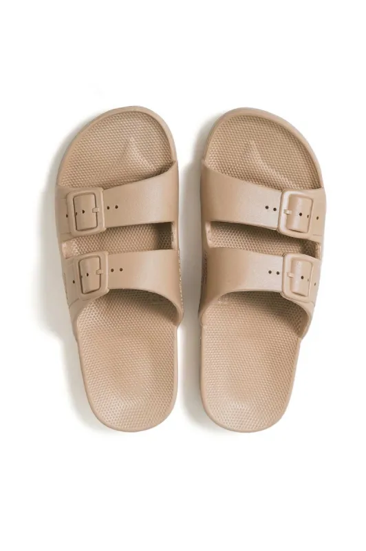 Carter Nude Vegan Slides sold by Blue Bungalow