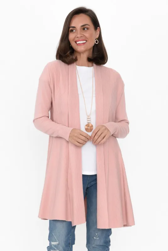 Kansas Blush Knit Cardigan sold by Blue Bungalow