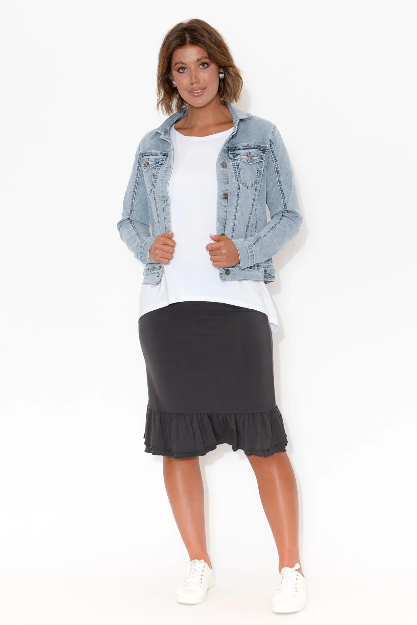 Nico Denim Jacket sold by Blue Bungalow product image thumbnail 2