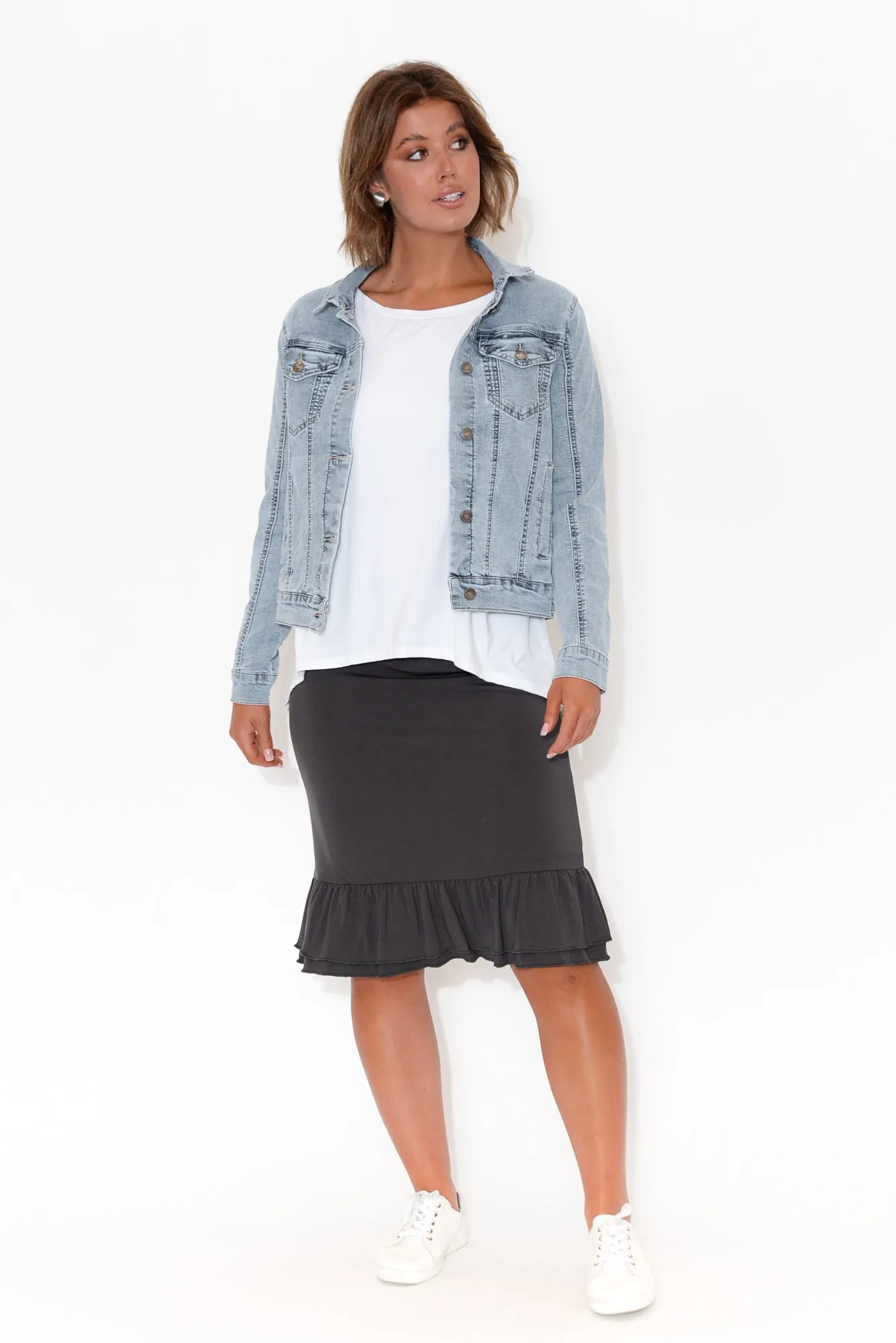 Nico Denim Jacket sold by Blue Bungalow product image thumbnail 5