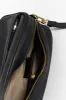 Opera Black Leather Crossbody Bag sold by Blue Bungalow