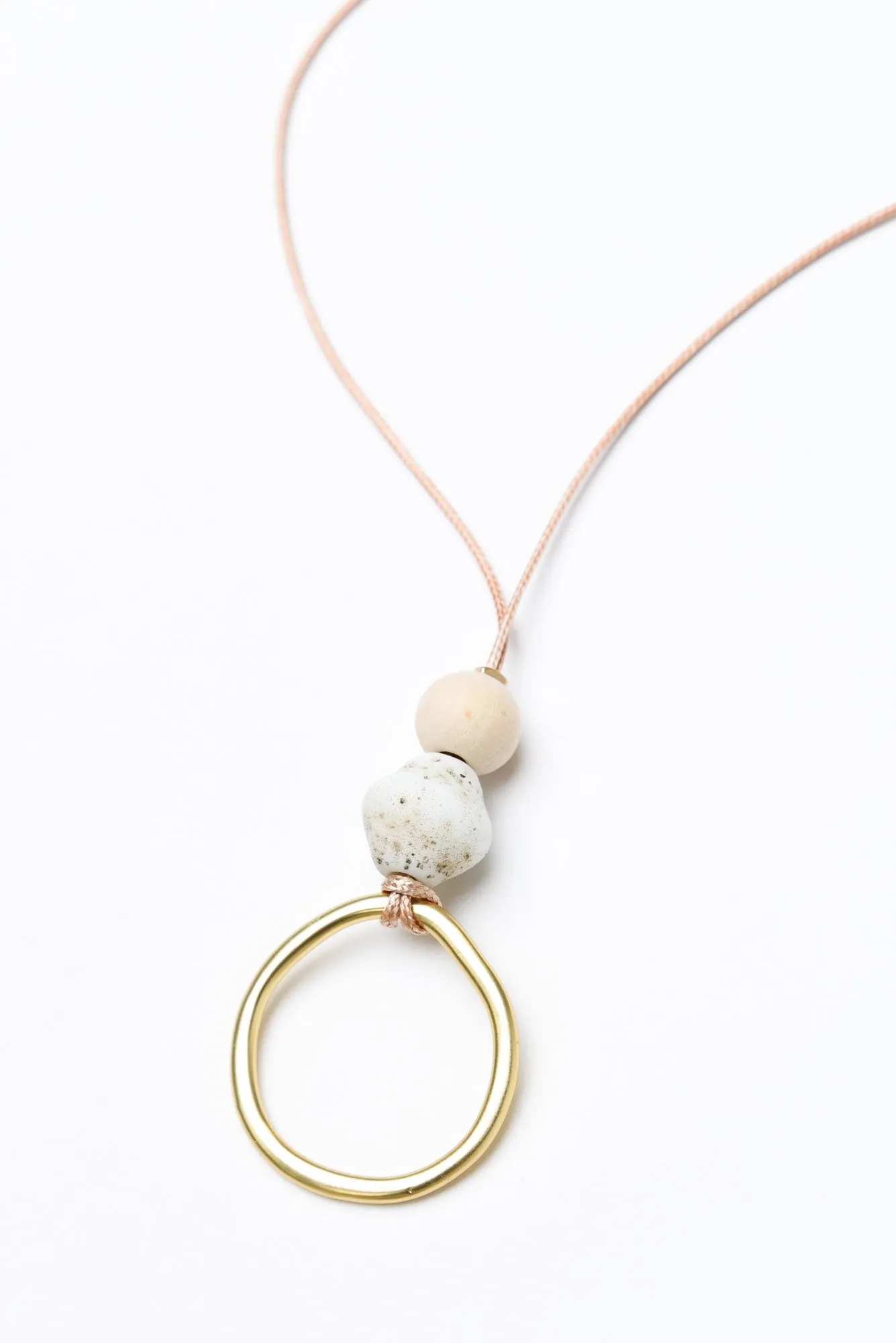 Amica Gold Circle Pendant Necklace sold by Blue Bungalow product image thumbnail 2