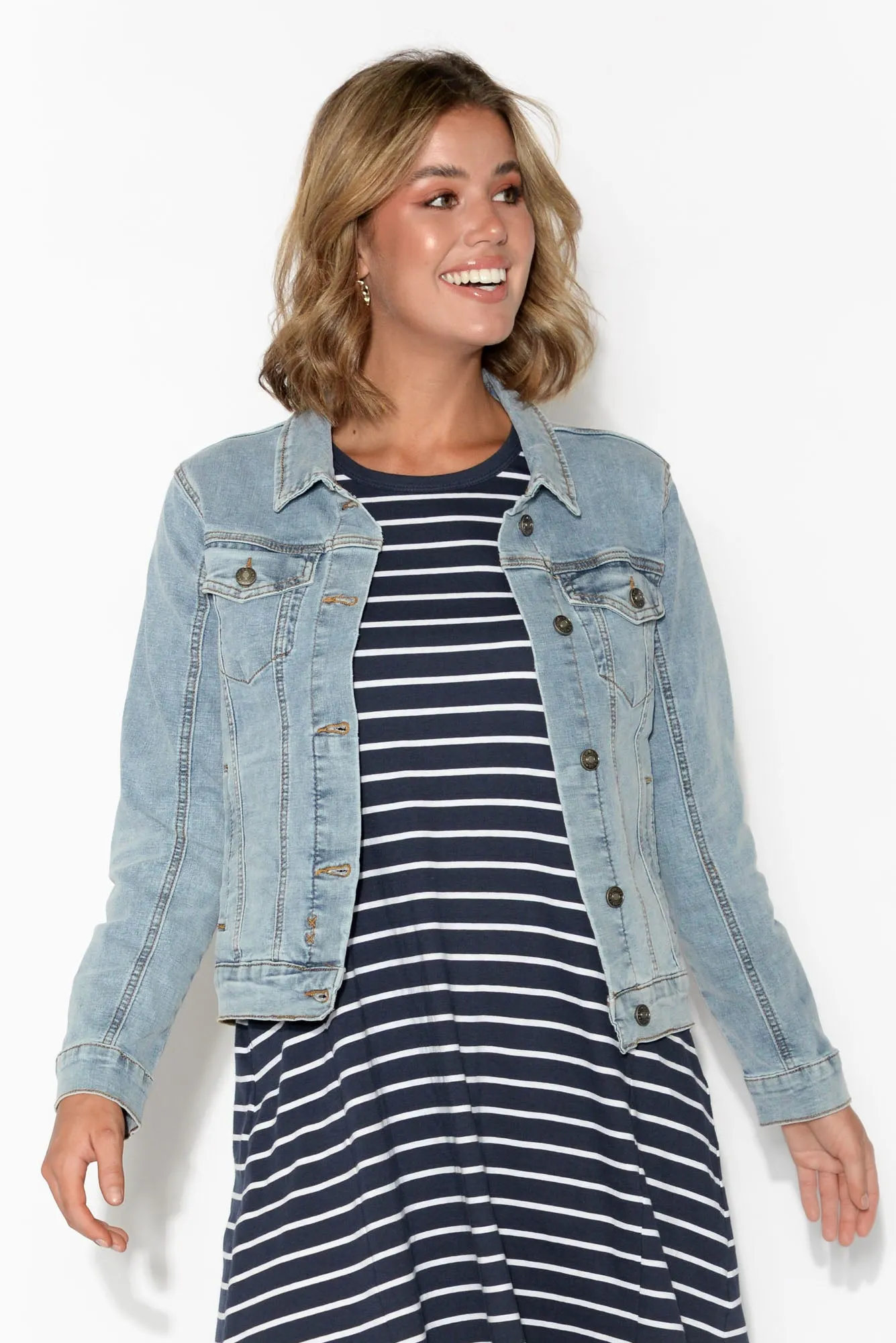 Nico Denim Jacket sold by Blue Bungalow