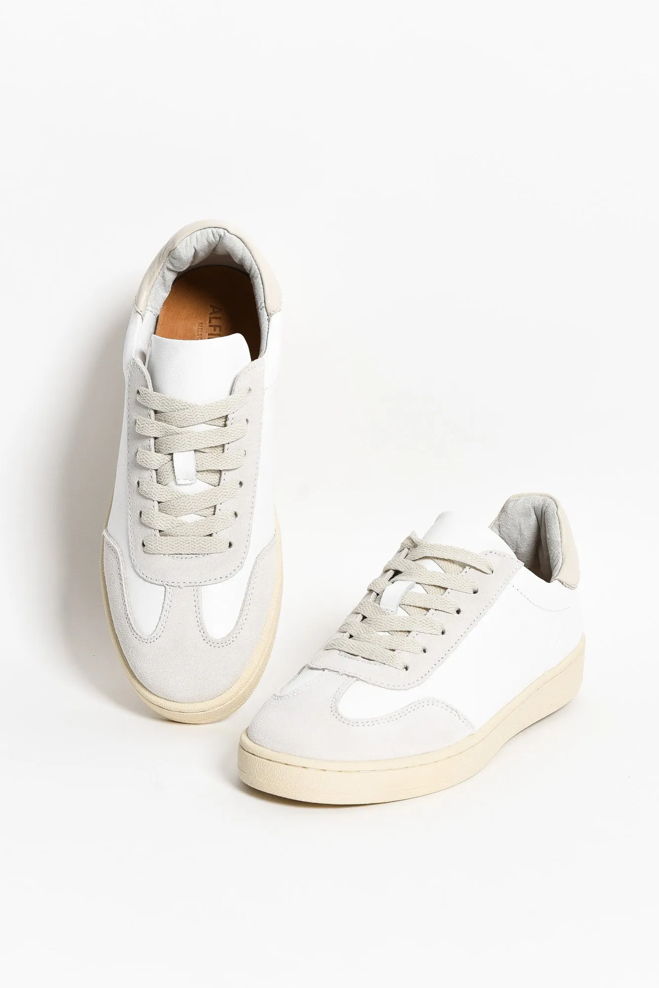 Abbie Cream Leather Sneaker sold by Blue Bungalow product image thumbnail 2