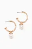 Madeline Gold Pearl Drop Earrings sold by Blue Bungalow