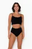 Willa Black Bamboo Full Brief Underwear sold by Blue Bungalow
