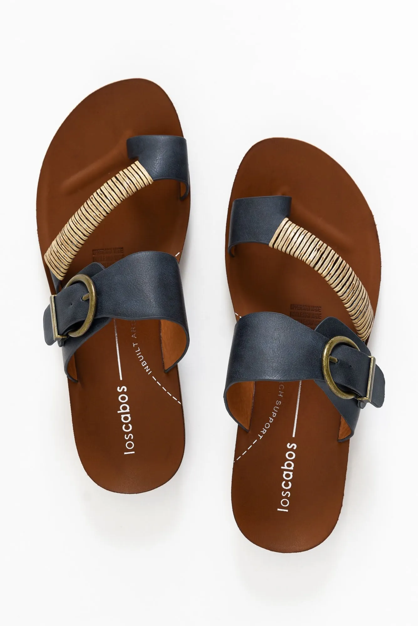 Bria Navy Slide sold by Blue Bungalow product image thumbnail 5