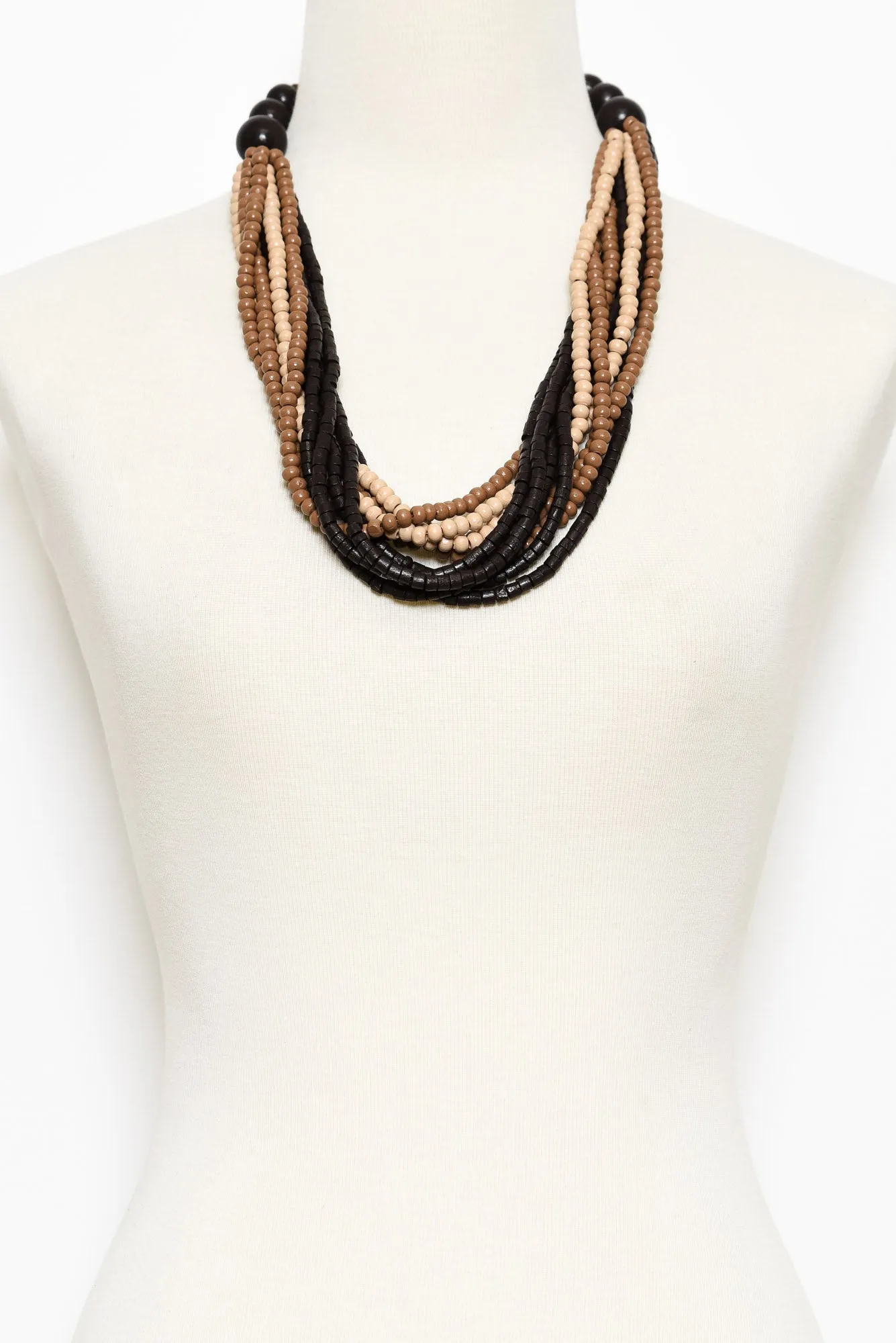 Caloundra Natural Beaded Necklace sold by Blue Bungalow product image thumbnail 2