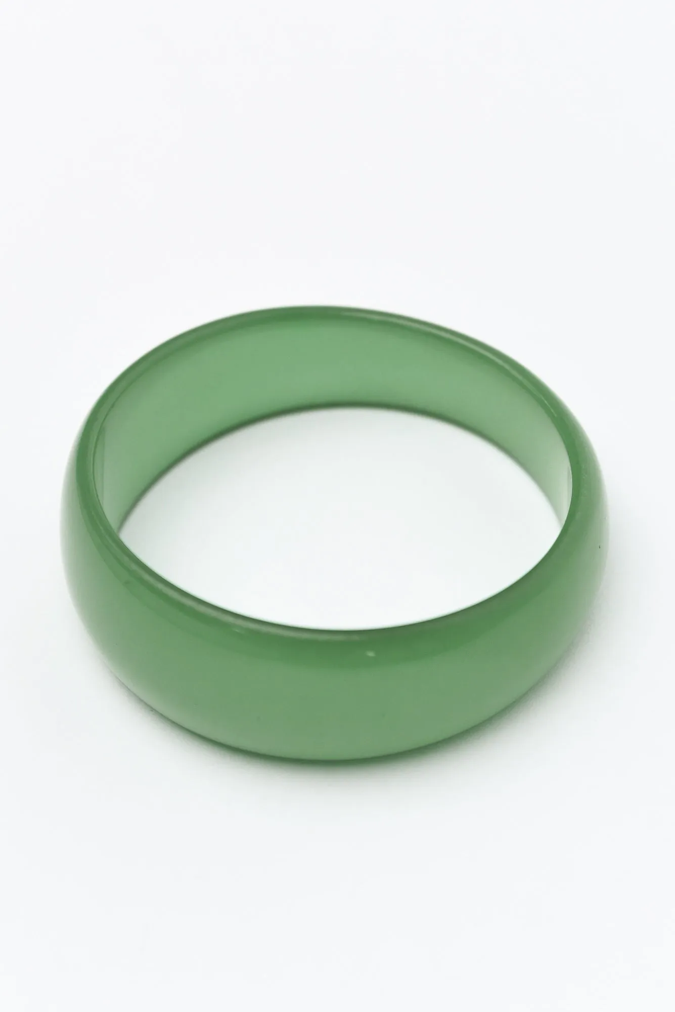 Cierra Green Asymmetric Bangle sold by Blue Bungalow