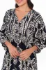 Elita Navy Abstract Pocket Dress sold by Blue Bungalow