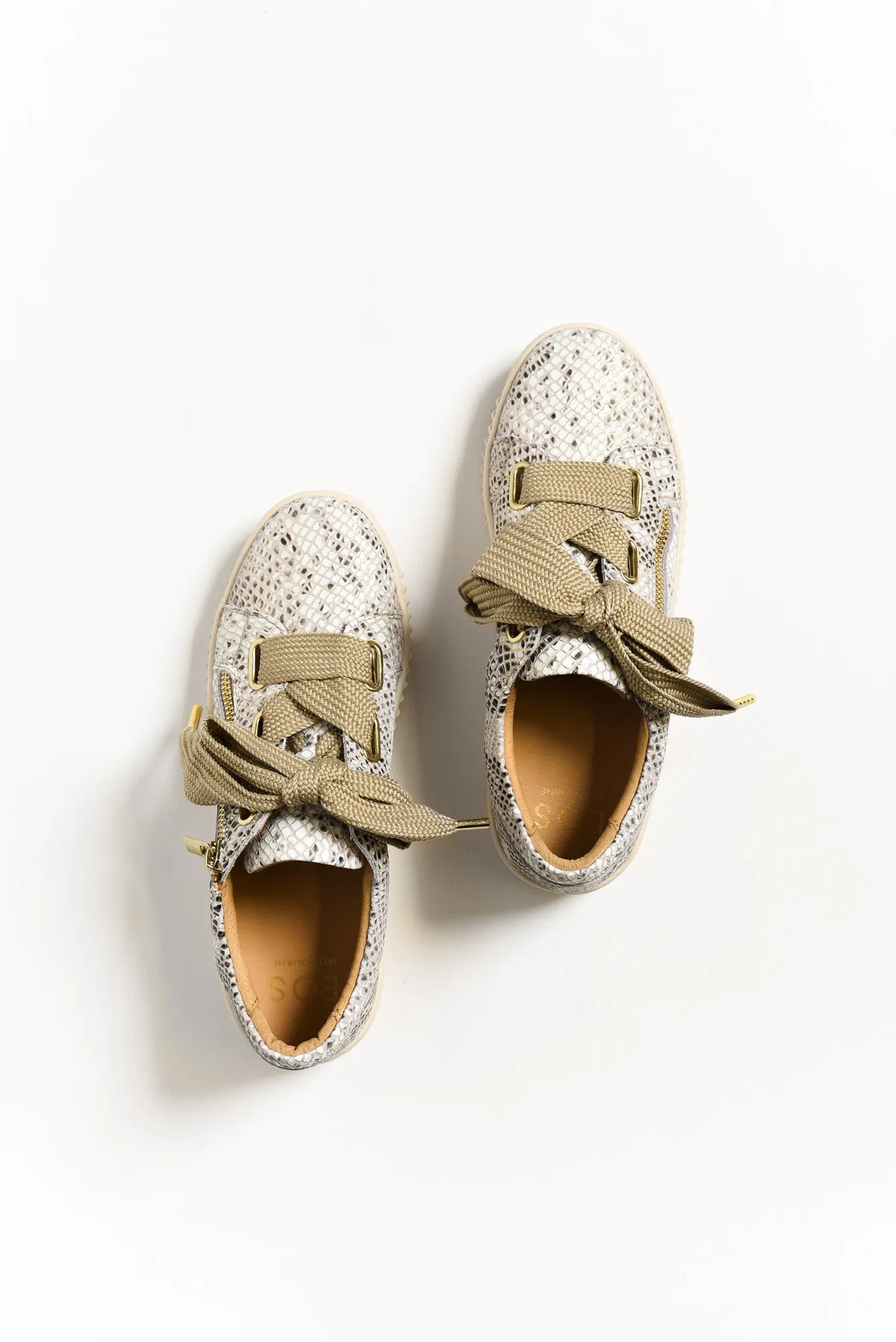 Jovi Champagne Animal Leather Sneaker sold by Blue Bungalow product image thumbnail 4