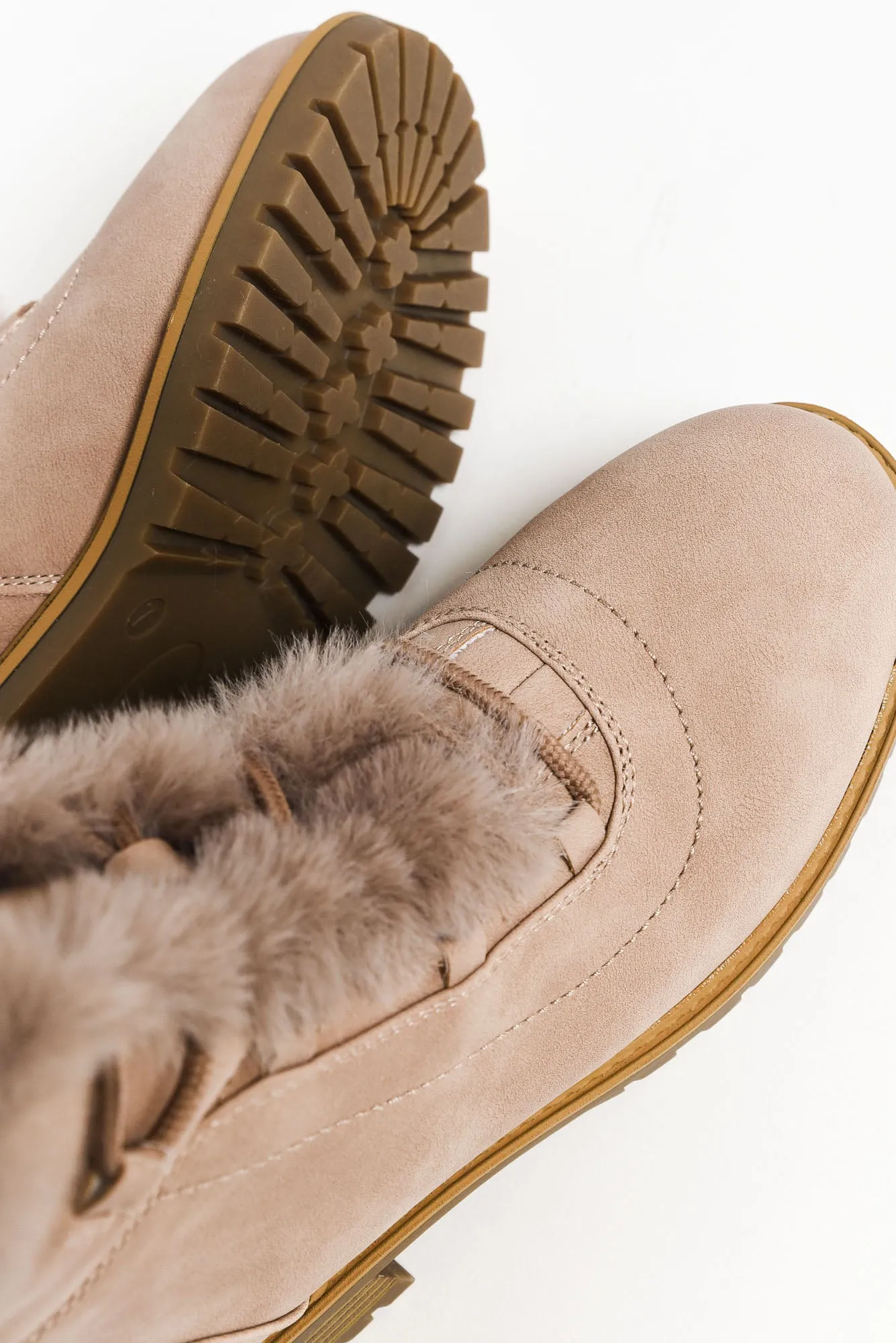 Alpine Taupe Faux Fur Boot sold by Blue Bungalow product image thumbnail 5