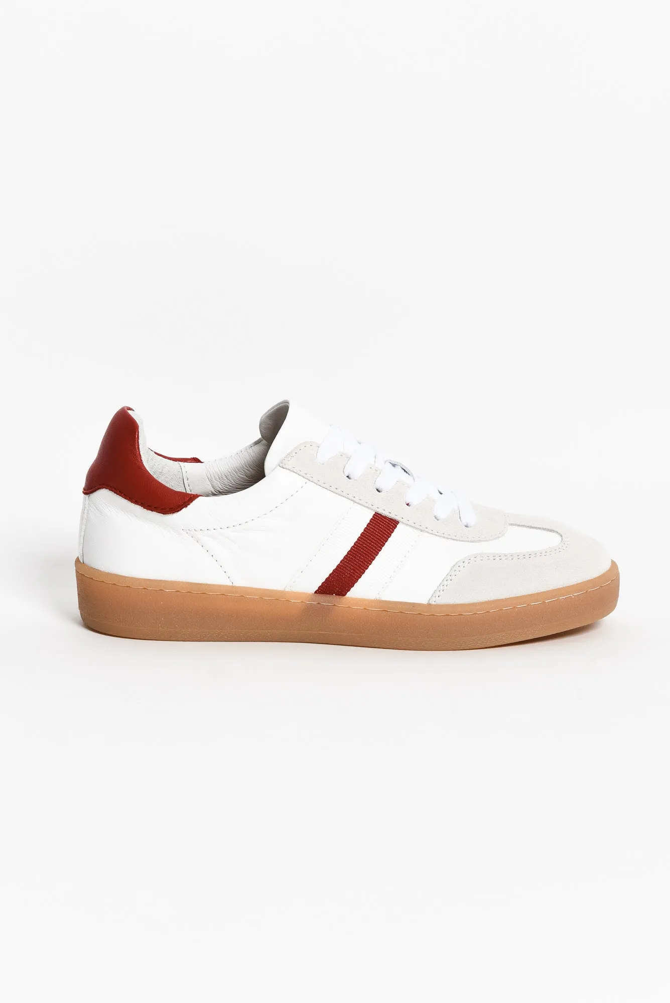 Aloha Red Stripe Suede Sneaker sold by Blue Bungalow product image thumbnail 4