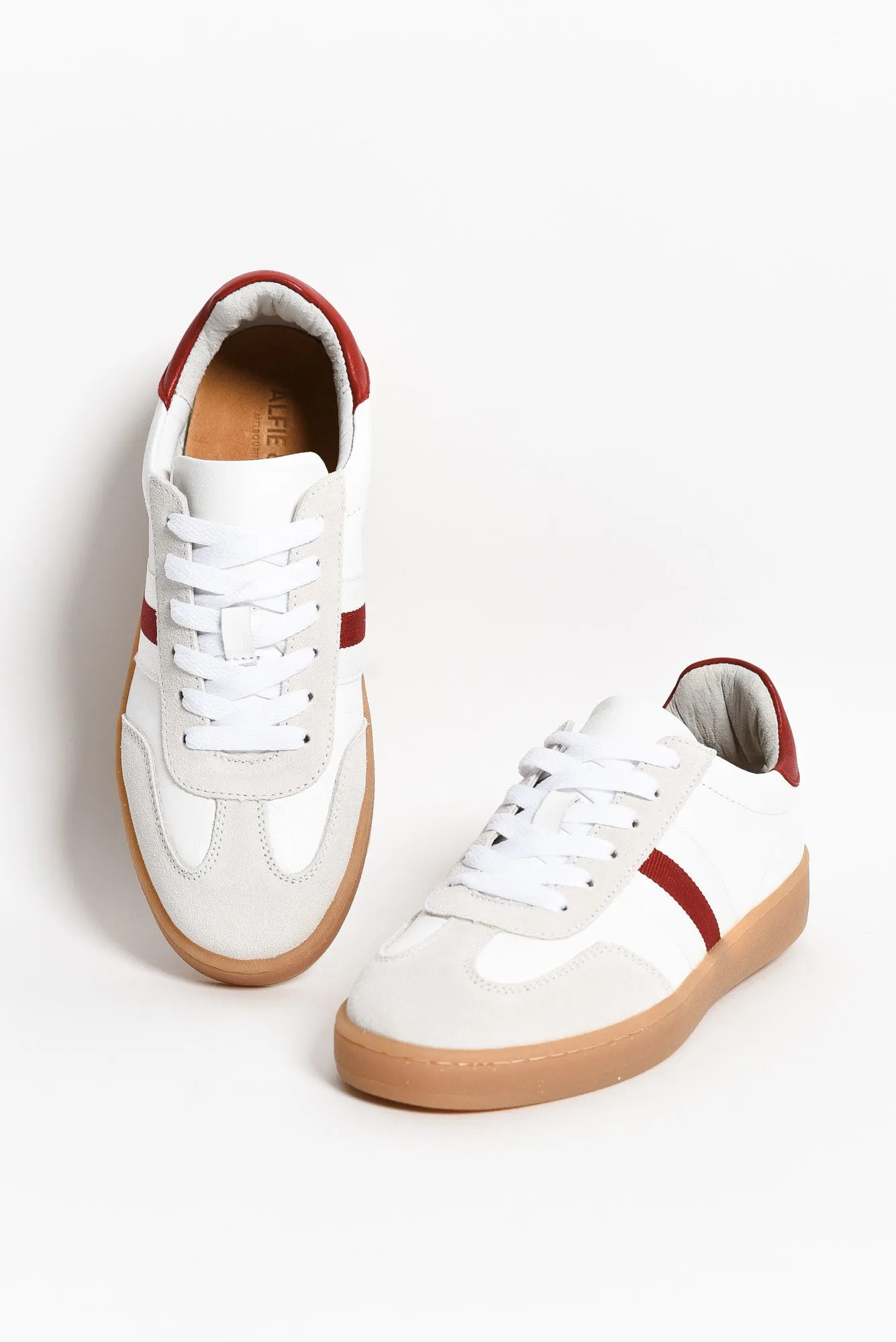 Aloha Red Stripe Suede Sneaker sold by Blue Bungalow product image thumbnail 2