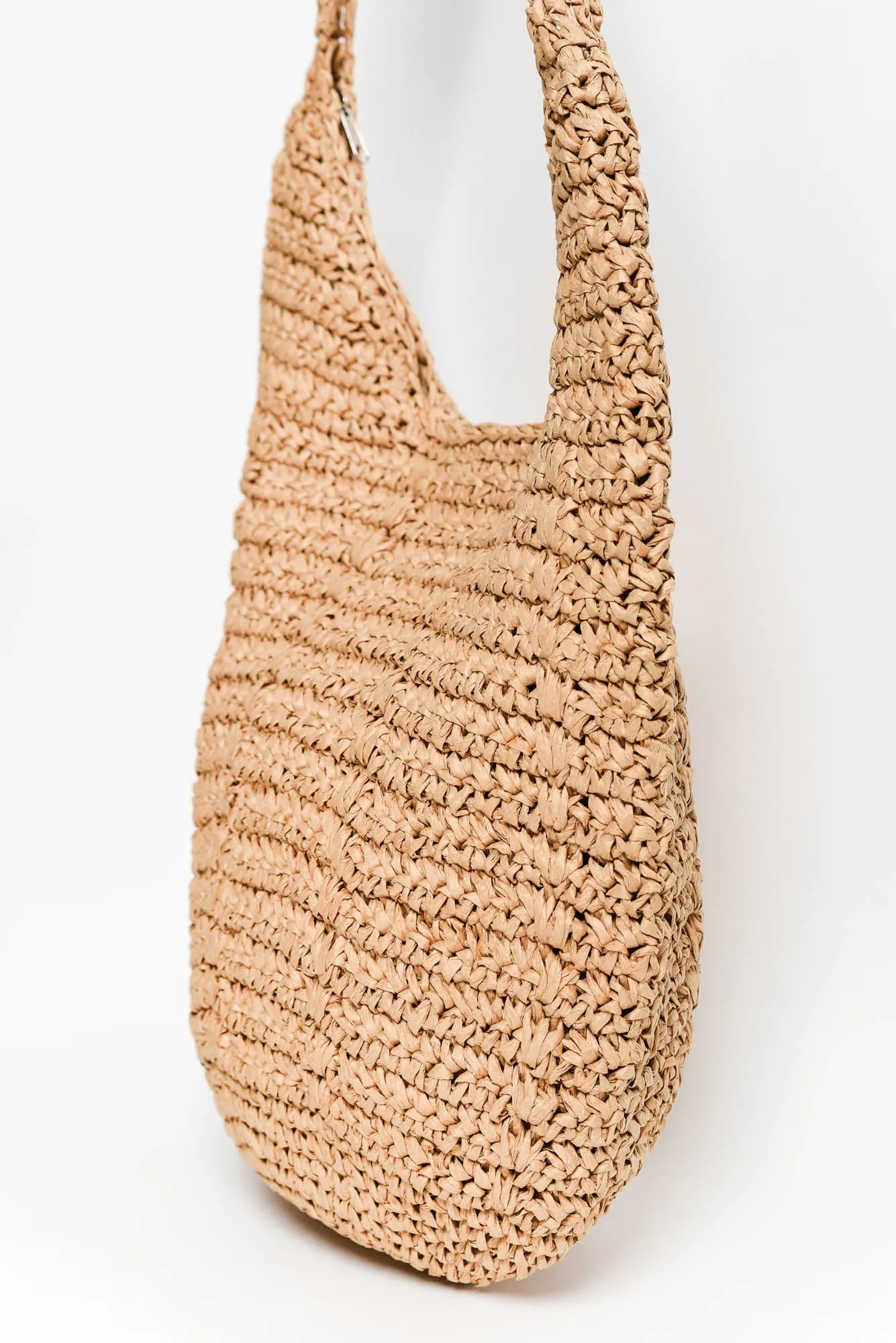 Kamaria Tan Straw Shoulder Bag sold by Blue Bungalow product image thumbnail 3