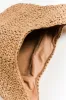 Kamaria Tan Straw Shoulder Bag sold by Blue Bungalow