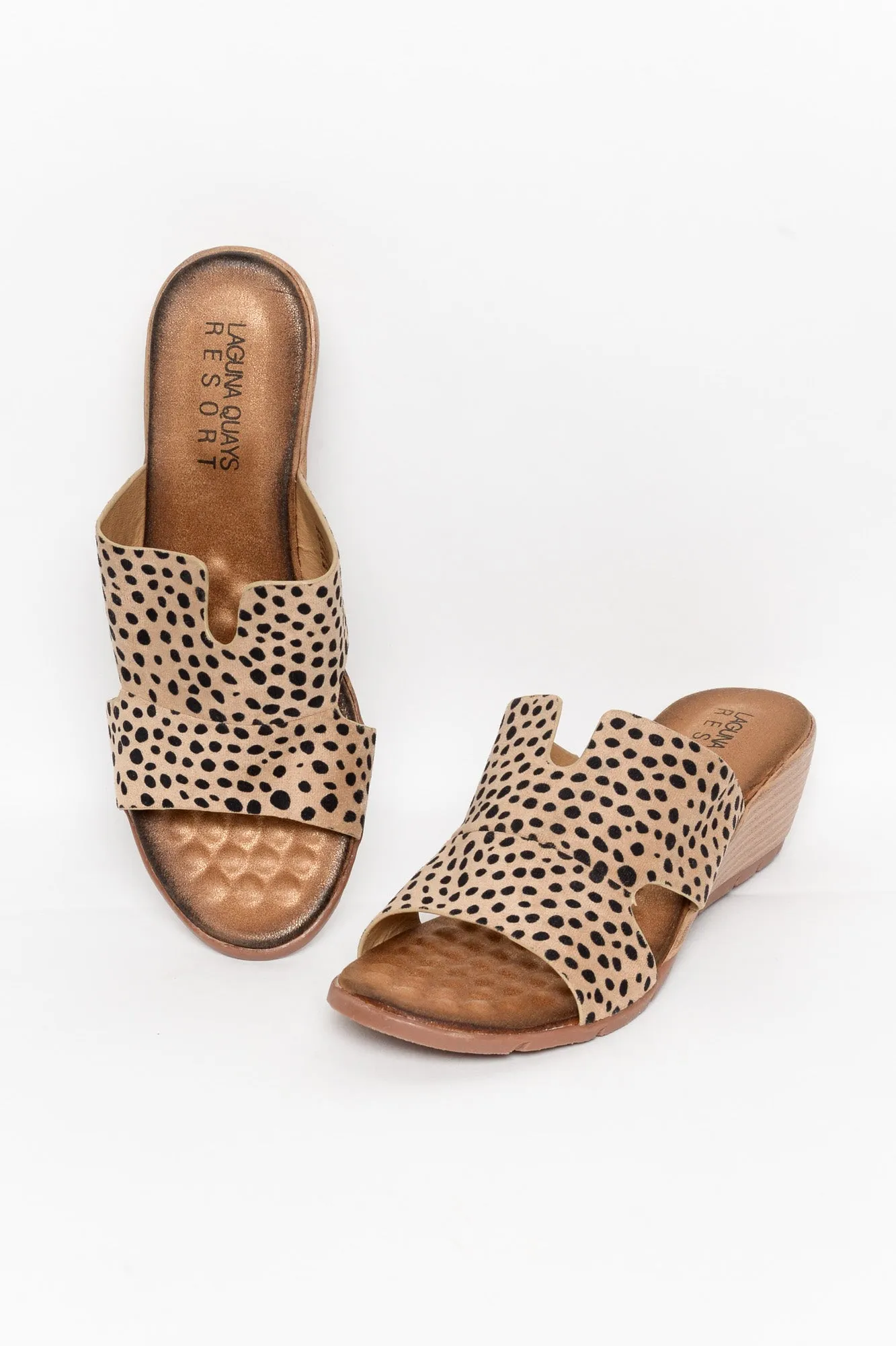 Naomi Cheetah Cut Out Wedge sold by Blue Bungalow product image thumbnail 2