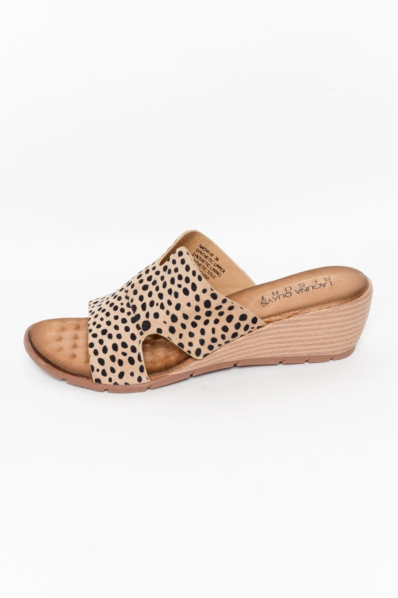 Naomi Cheetah Cut Out Wedge sold by Blue Bungalow product image thumbnail 3