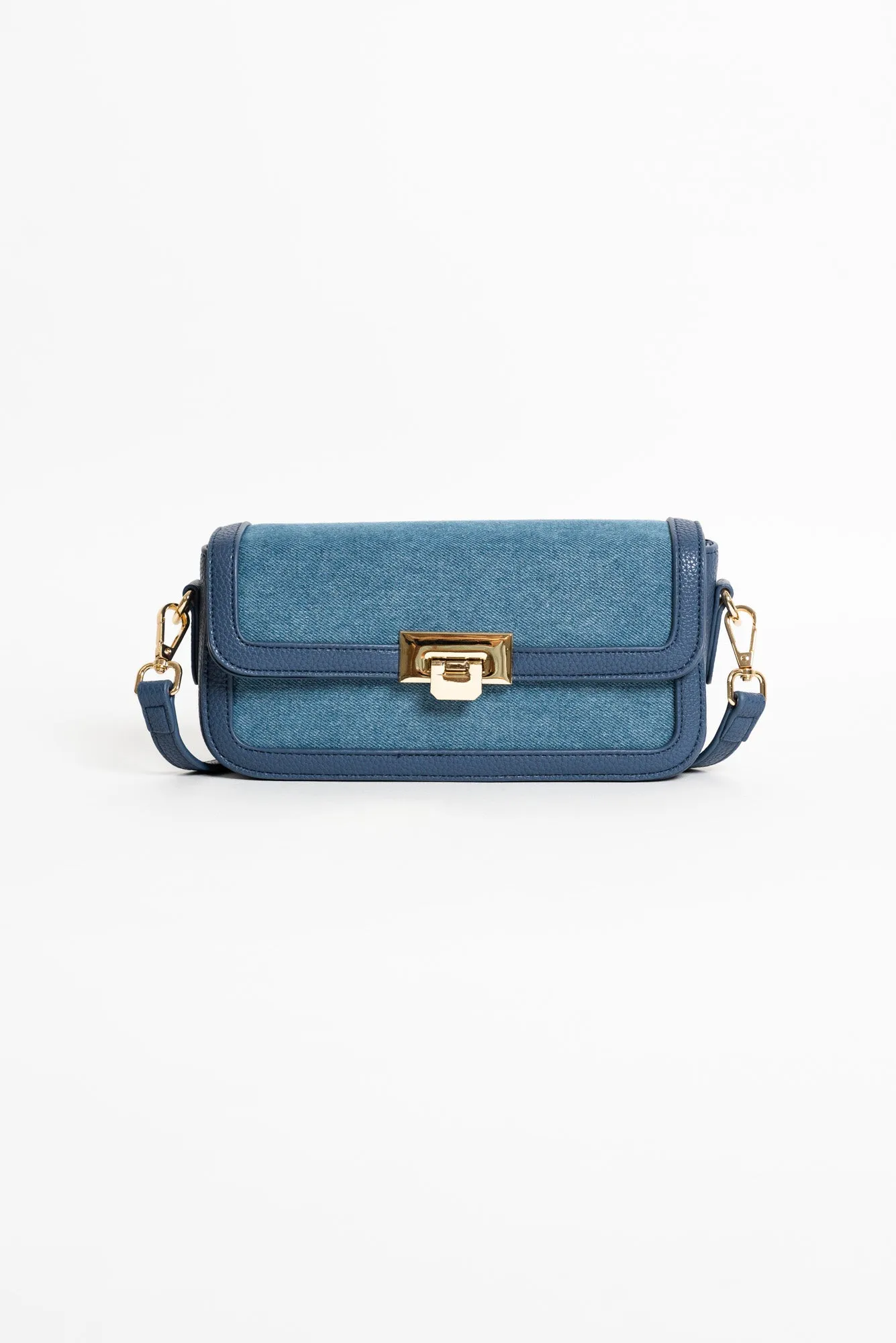 Abel Denim Crossbody Bag sold by Blue Bungalow
