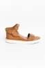 Mariah Brandy Leather Wedge sold by Blue Bungalow