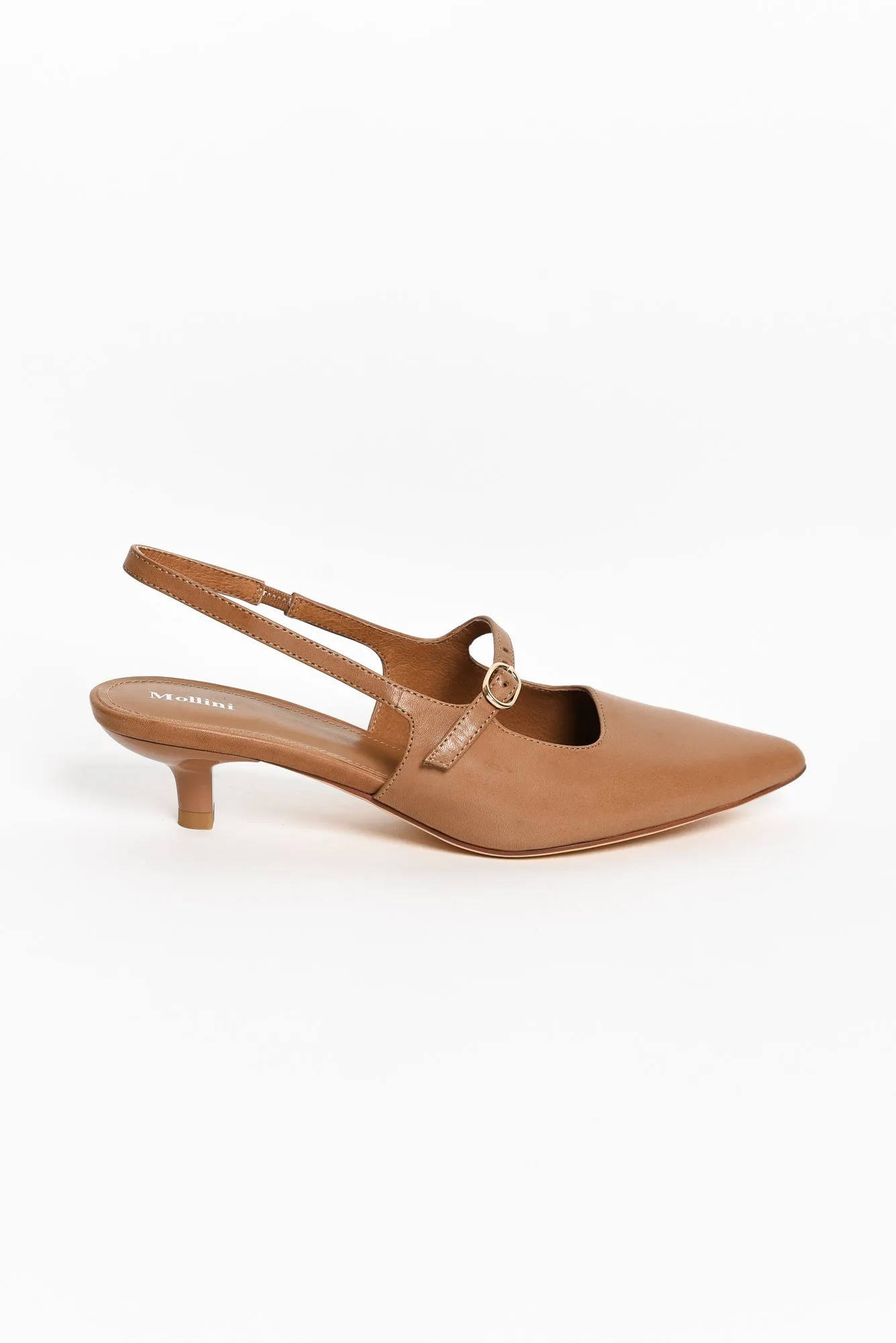Candor Brandy Leather Slingback Heel sold by Blue Bungalow product image thumbnail 2