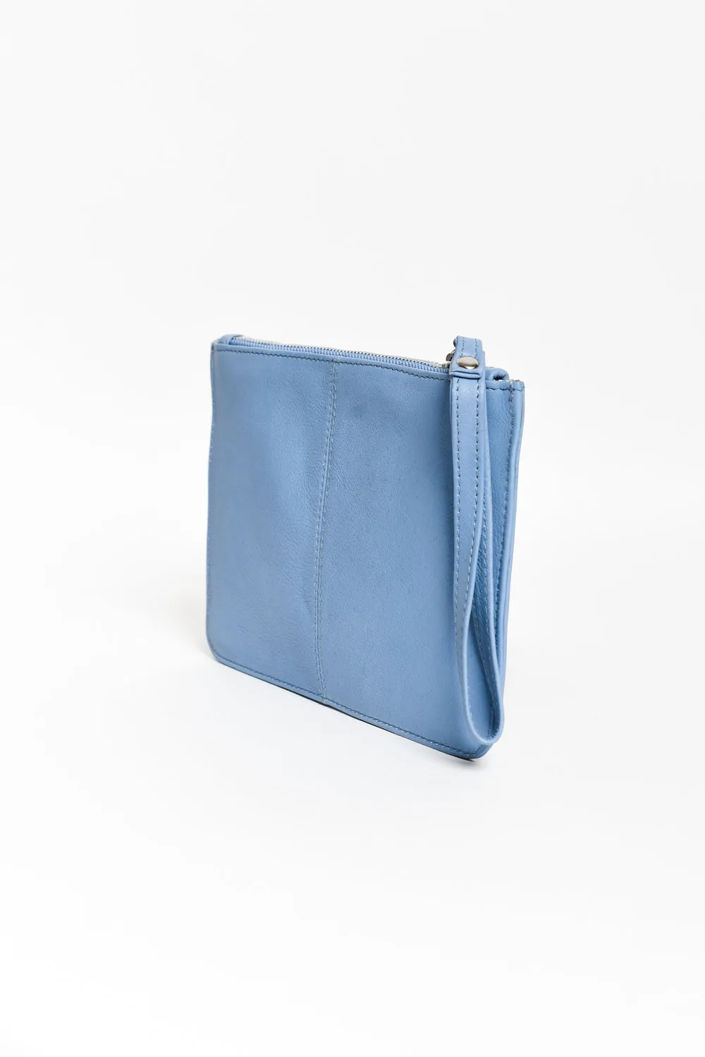 Queens Steel Leather Clutch sold by Blue Bungalow product image thumbnail 2