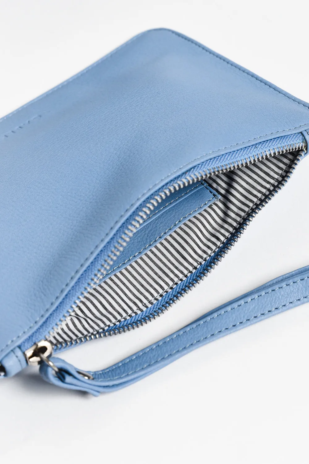 Queens Steel Leather Clutch sold by Blue Bungalow product image thumbnail 3