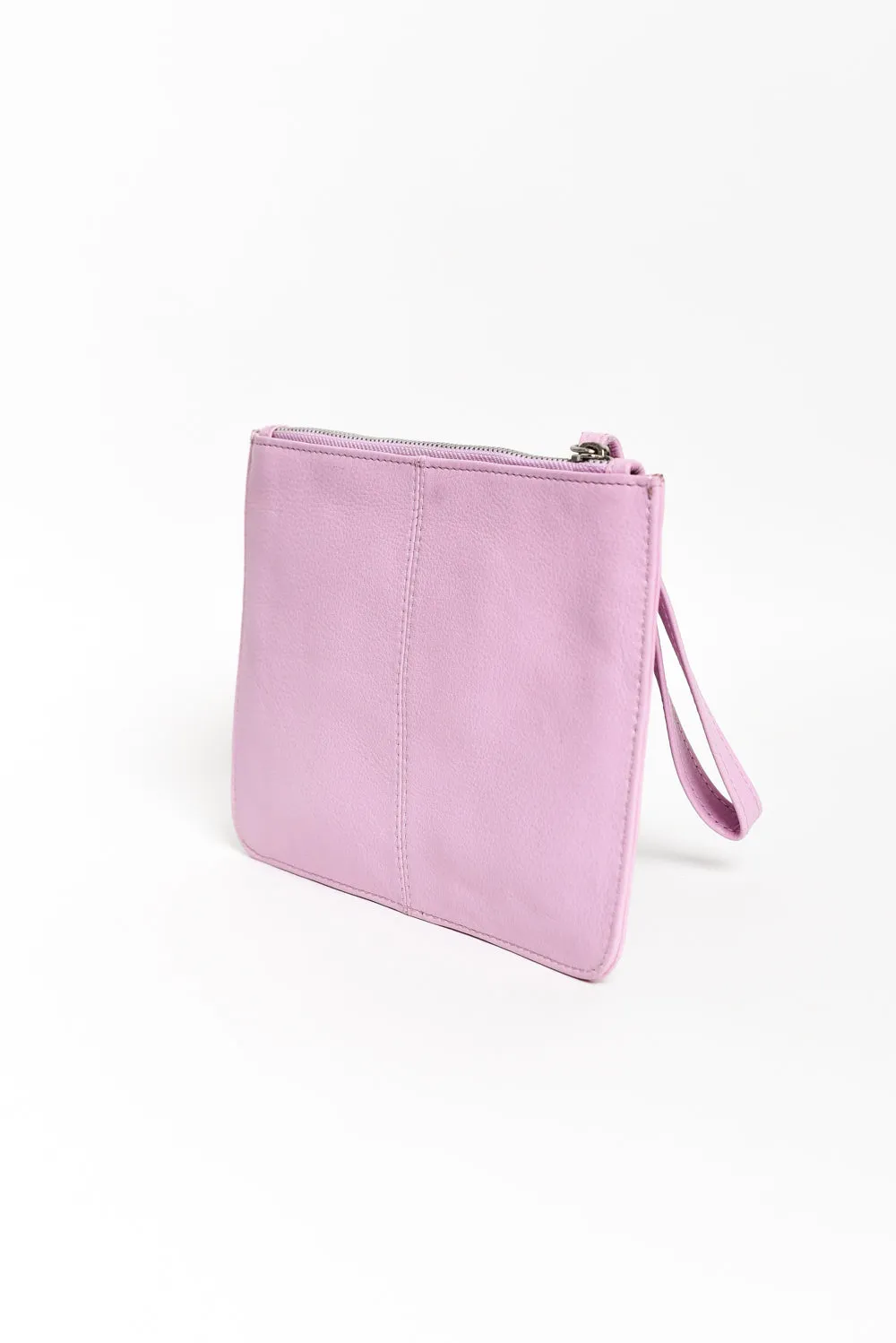 Queens Blush Leather Clutch sold by Blue Bungalow product image thumbnail 3