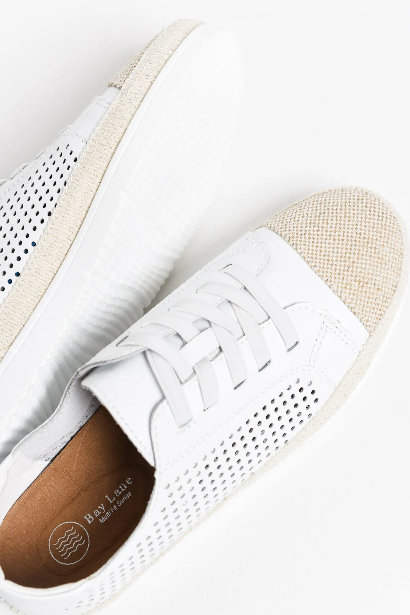 Moon White Leather Sneaker sold by Blue Bungalow product image thumbnail 4