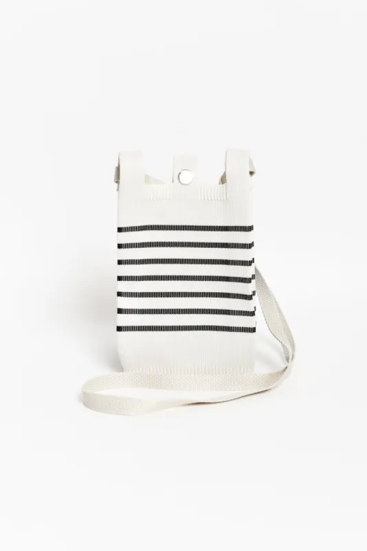 Waverly Black Stripe Phone Bag sold by Blue Bungalow