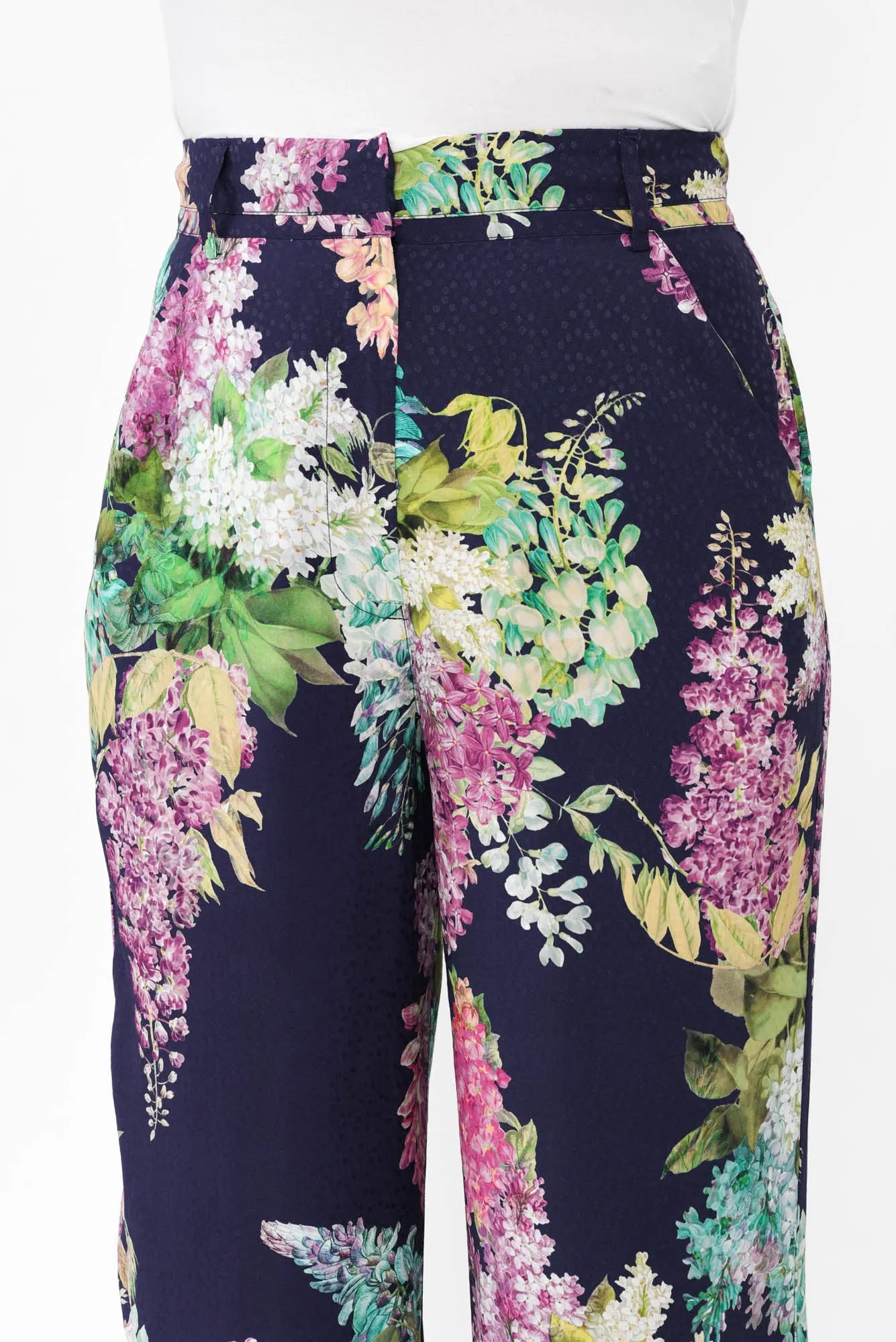 Augustine Navy Wisteria Pocket Pants sold by Blue Bungalow product image thumbnail 5