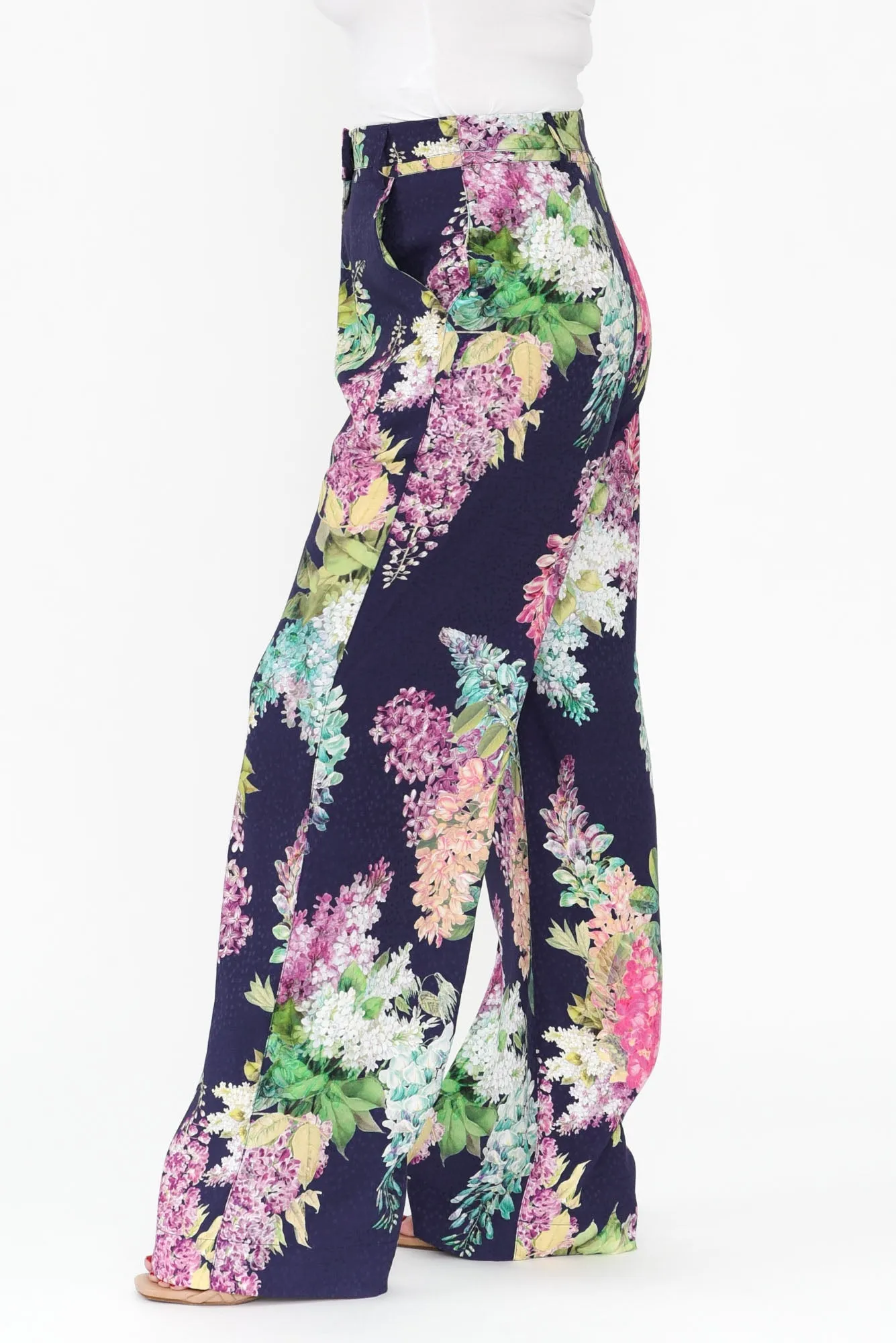 Augustine Navy Wisteria Pocket Pants sold by Blue Bungalow product image thumbnail 3