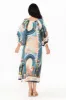 Deneva Blue Cactus Linen Dress sold by Blue Bungalow
