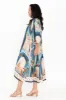 Deneva Blue Cactus Linen Dress sold by Blue Bungalow