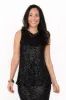 Showstopper Black Sequin Tank sold by Blue Bungalow