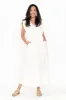 Matilda White Linen Dress sold by Blue Bungalow