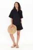 Blitz Washed Navy Lyocell Shorts sold by Blue Bungalow
