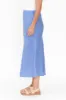 Eleni Blue Linen Blend Skirt sold by Blue Bungalow