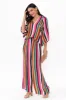 Dream Factory Multi Stripe Wide Leg Pants sold by Blue Bungalow