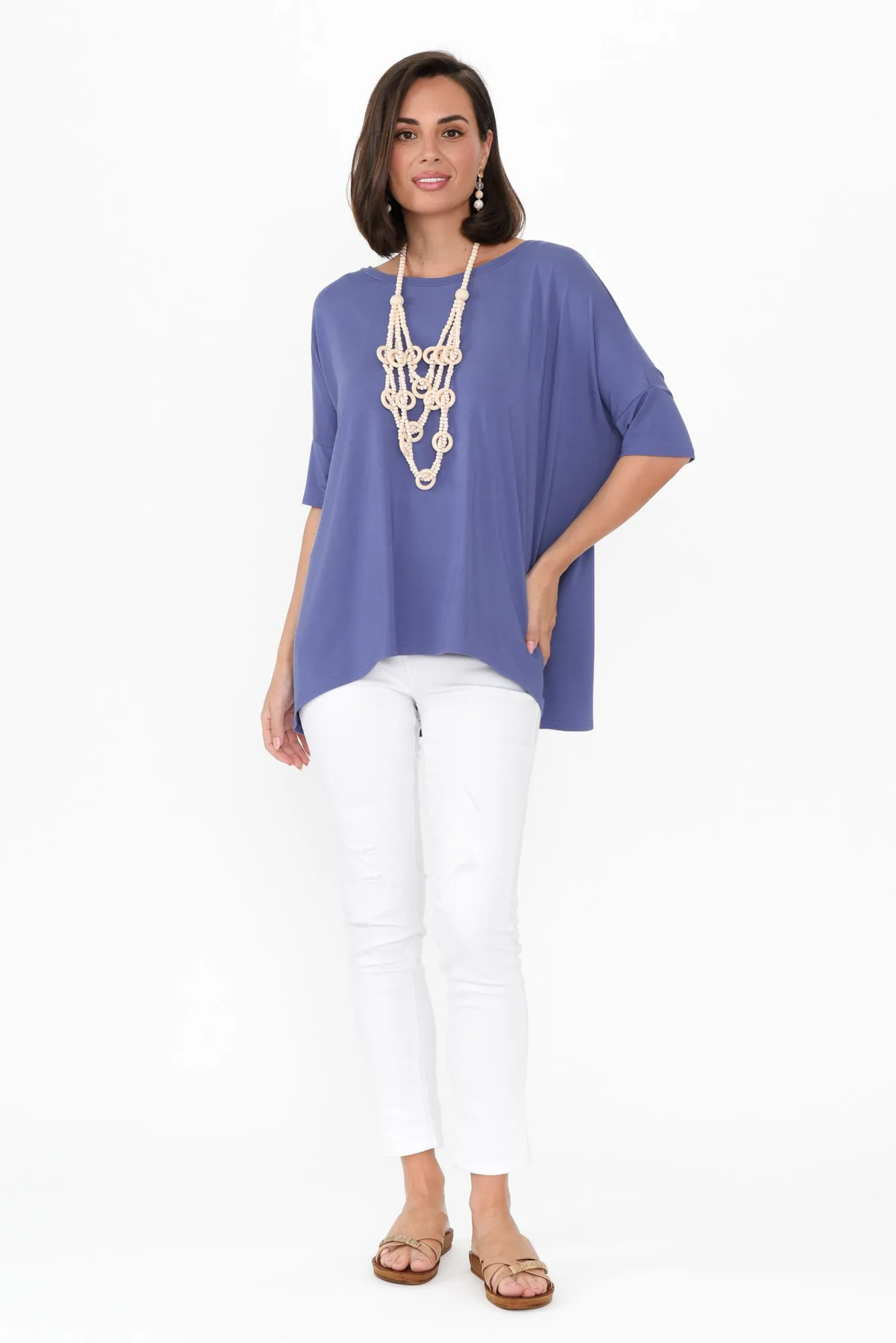 Gina Lilac Bamboo Top sold by Blue Bungalow product image thumbnail 2