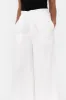 Aspen White Linen Blend Wide Leg Pants sold by Blue Bungalow