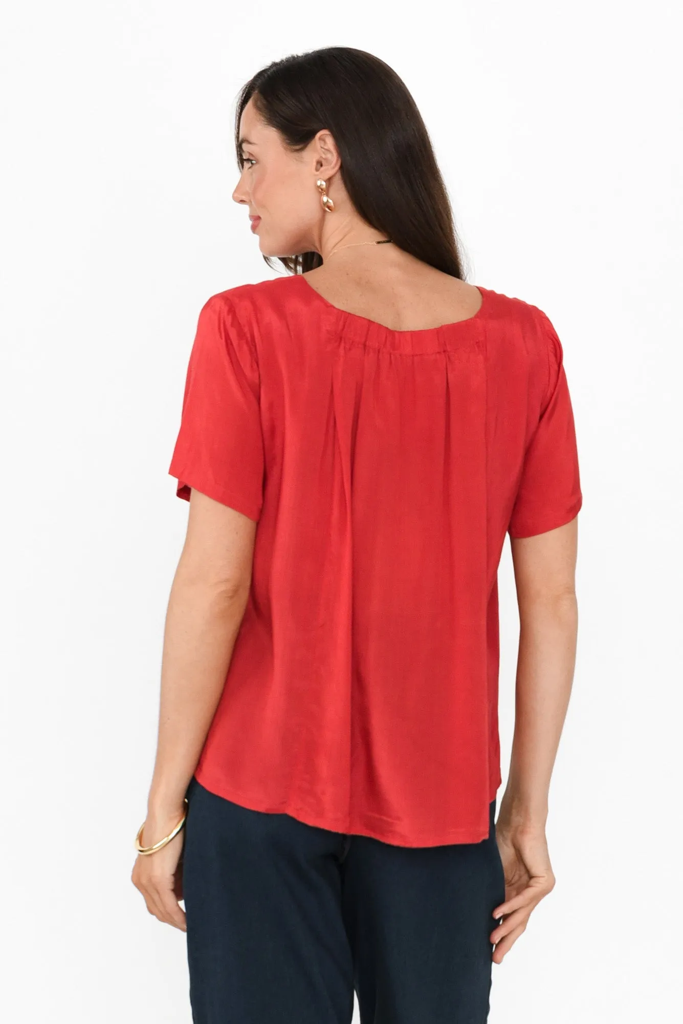 Tuala Coral Top sold by Blue Bungalow product image thumbnail 5