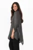 Nassau Charcoal Linen Top sold by Blue Bungalow