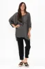 Nassau Charcoal Linen Top sold by Blue Bungalow